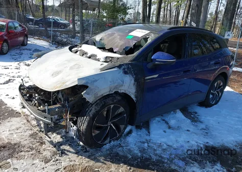 2021 Volkswagen Id.4 Awd Pro S из США, поврежденный, VIN WVGGNPE24MP065252